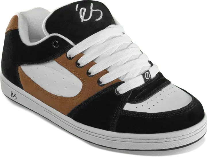Accel Og brown/black/white - skate shoes | éS skateboarding Low-Top Shoe Es Footwear Sneakers Skate Style OG Premium