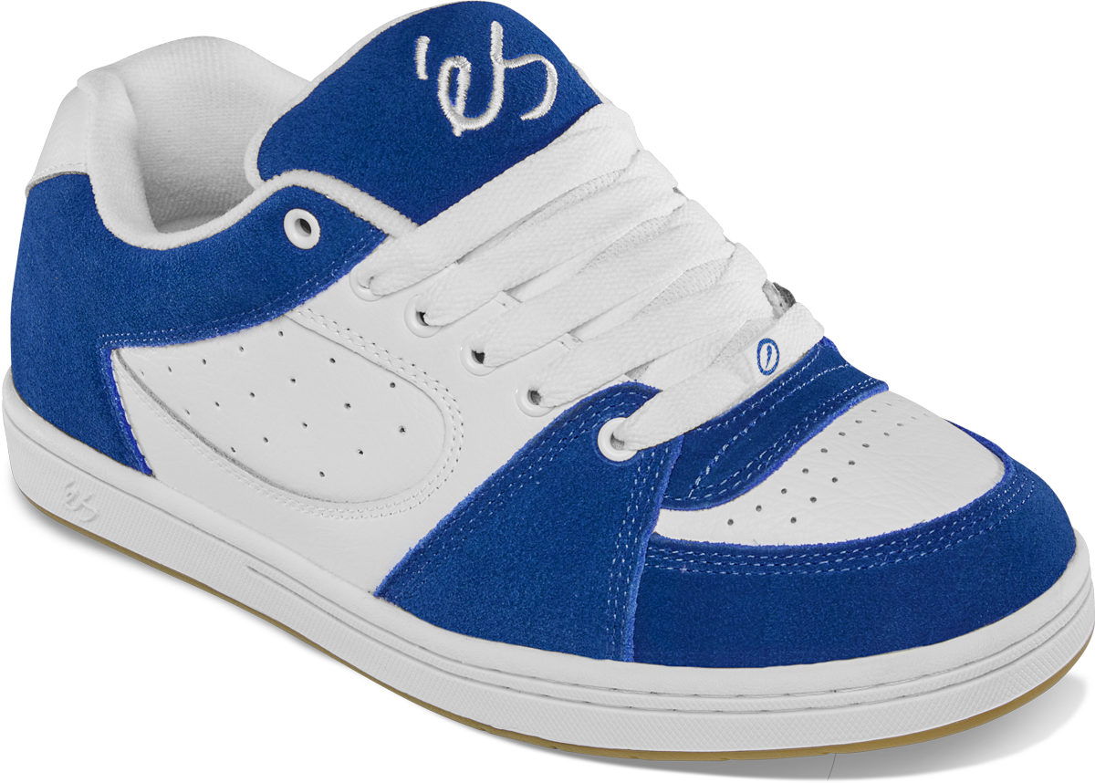 accel og - skate shoes - royal/white - esskateboarding