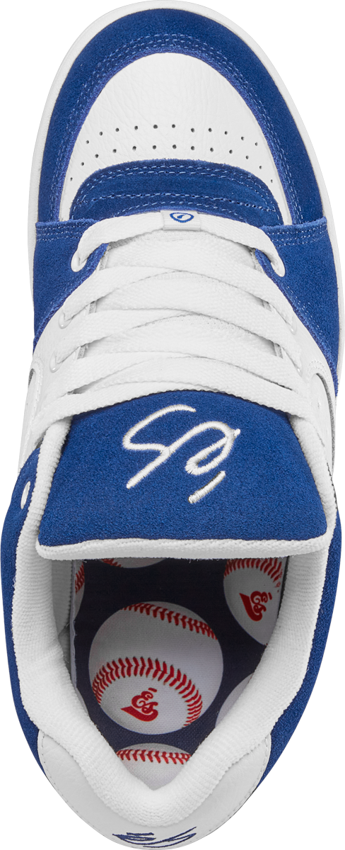 accel og - skate shoes - royal/white - esskateboarding