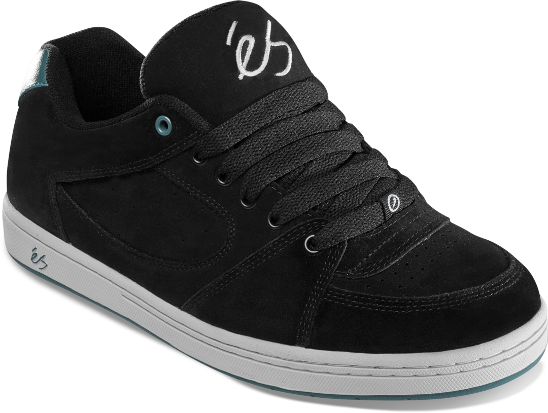 accel og - skate shoes - black/green - esskateboarding