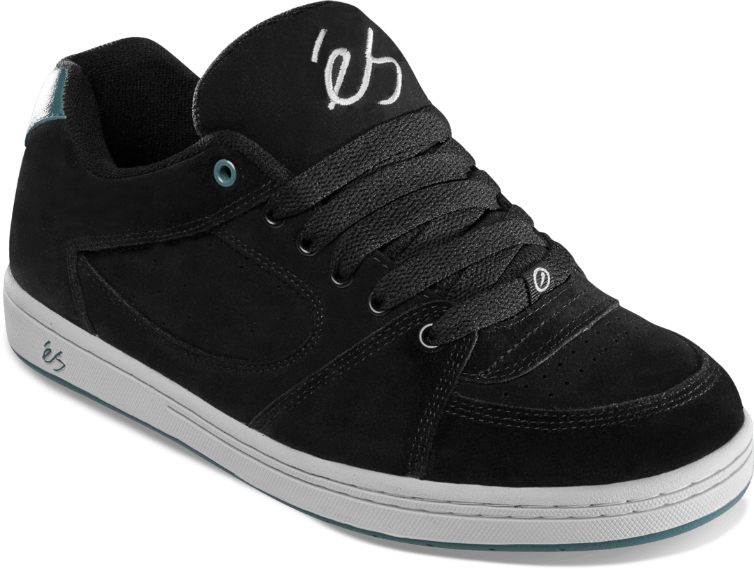accel og - skate shoes - black/green - esskateboarding