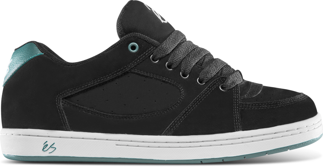 accel og - skate shoes - black/green - esskateboarding