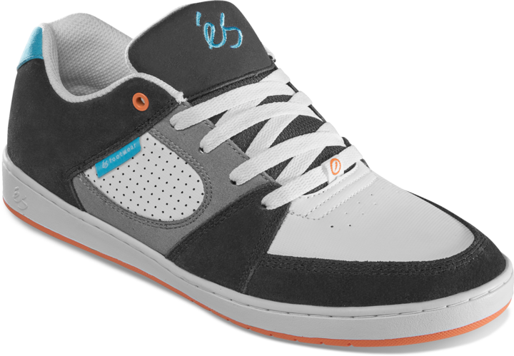 accel slim - skate shoes - navy/grey/orange - esskateboarding