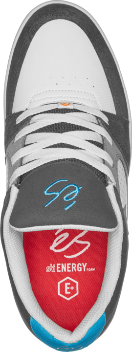 accel slim - skate shoes - navy/grey/orange - esskateboarding