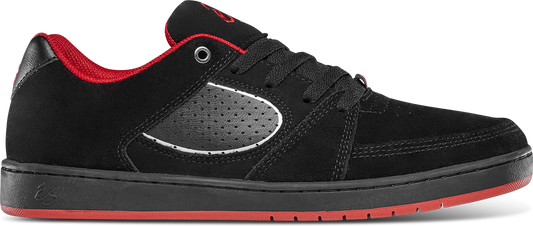 accel slim - skate shoes - black/black/silver - esskateboarding
