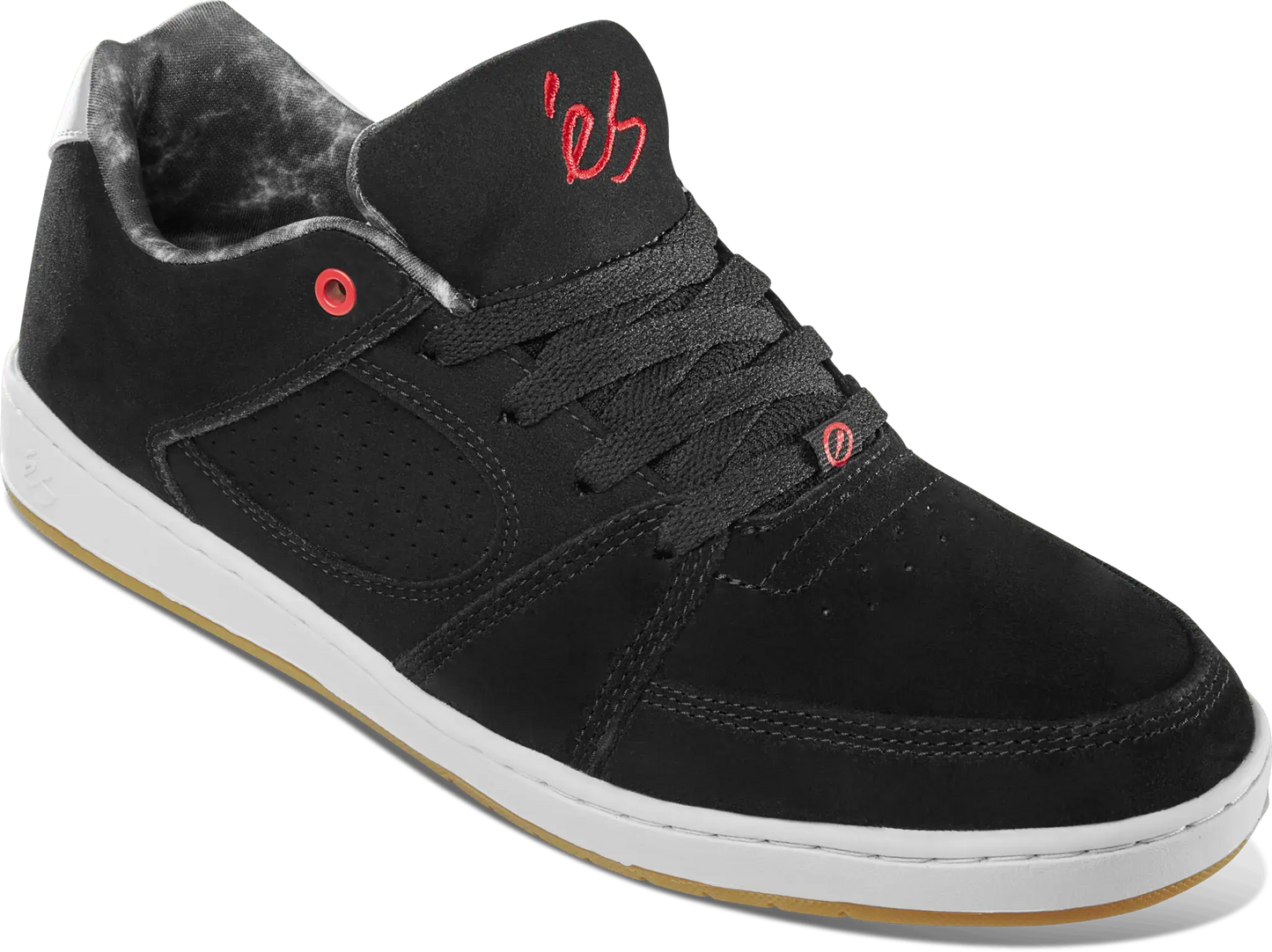 Accel Slim black/silver - skate shoes | éS skateboarding Low-Top Shoe Es Footwear Sneakers Skate Style OG Premium