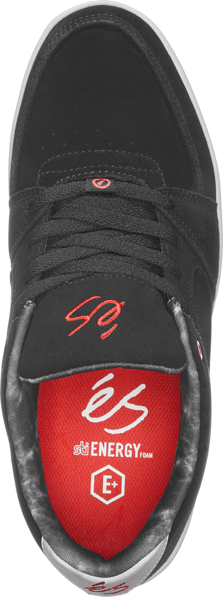 accel slim - skate shoes - black/silver - esskateboarding
