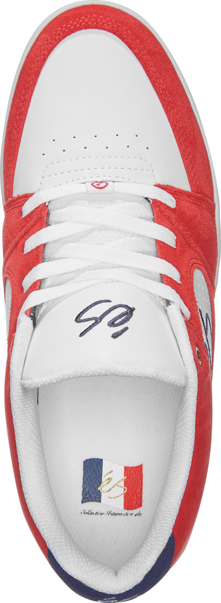 accel slim - skate shoes - red/white/navy - esskateboarding