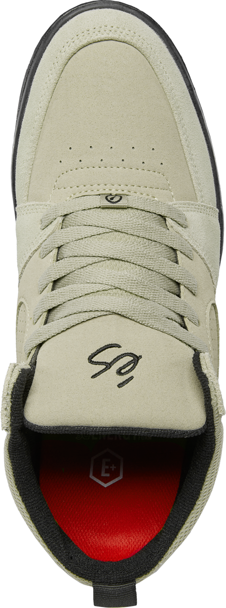 accel slim mid - skate shoes - tan/black - esskateboarding