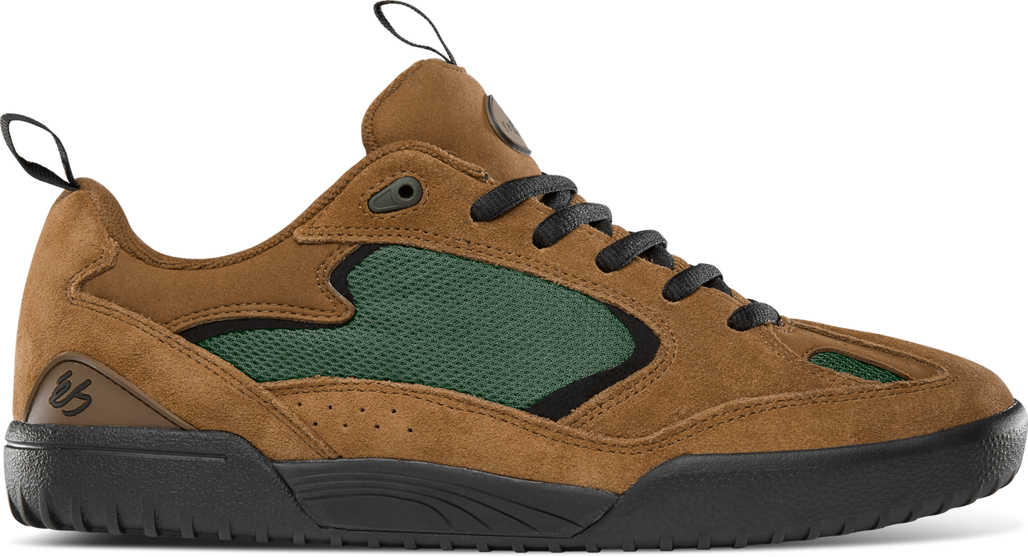 quattro - skate shoes - brown/green - esskateboarding