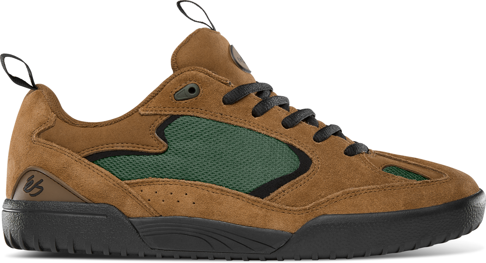 quattro - skate shoes - brown/green - esskateboarding