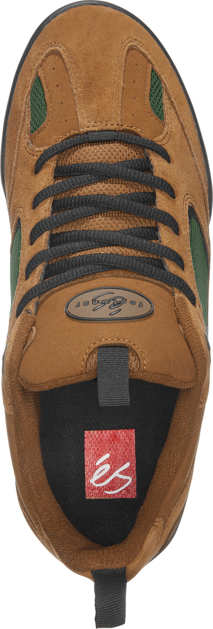quattro - skate shoes - brown/green - esskateboarding