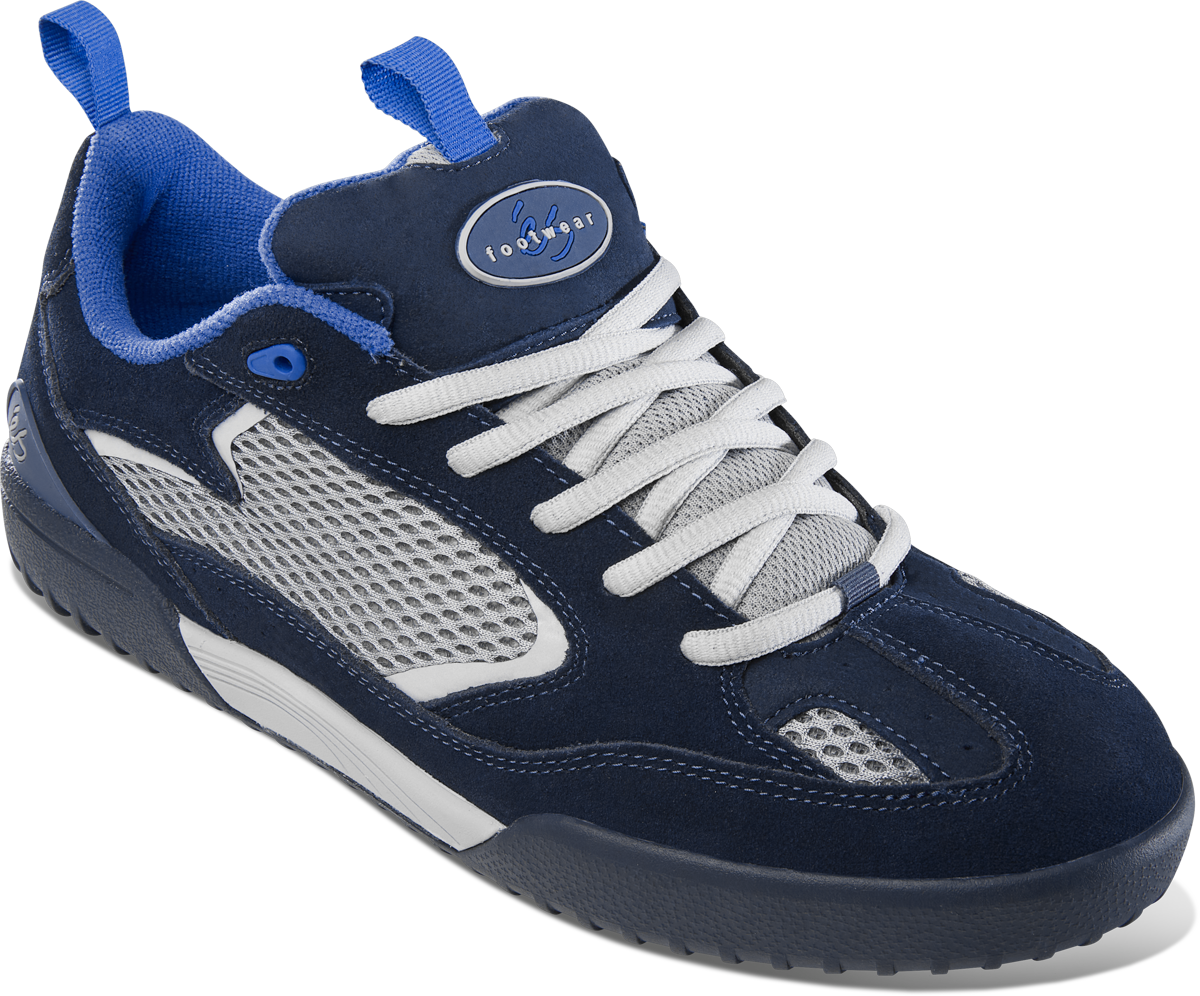 quattro - skate shoes - navy/grey/royal - esskateboarding