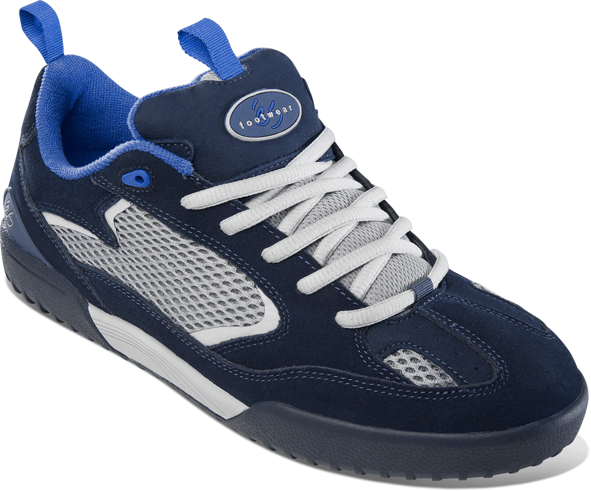 quattro - skate shoes - navy/grey/royal - esskateboarding