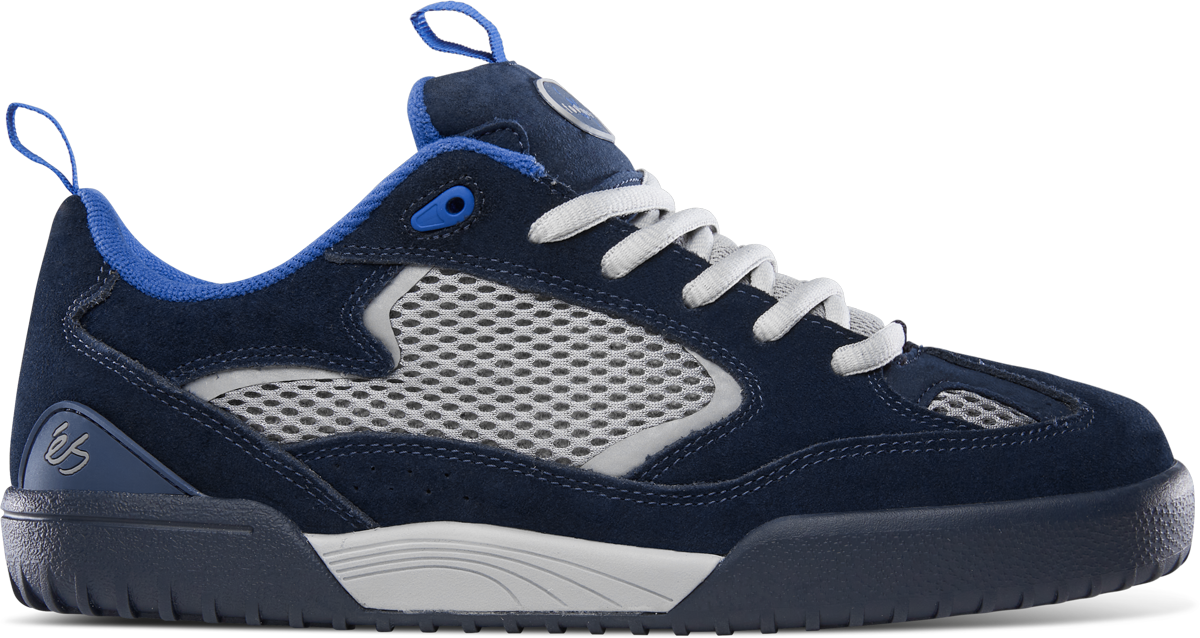 quattro - skate shoes - navy/grey/royal - esskateboarding
