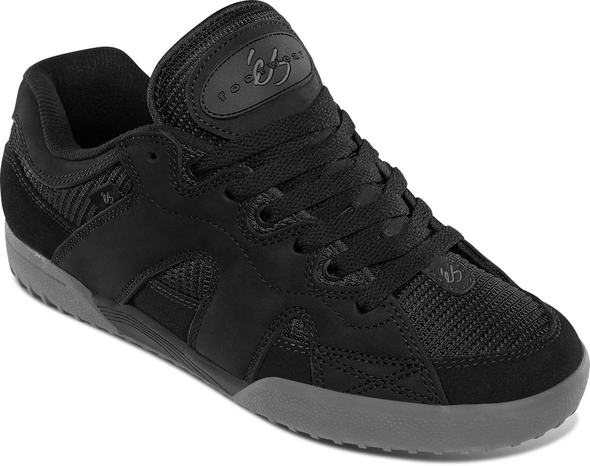 One Nine 7 black/grey - skate shoes | éS skateboarding Low-Top Shoe Es Footwear Sneakers Skate Style OG Premium
