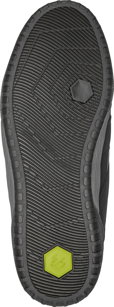 one nine 7 - skate shoes - black/lime - esskateboarding