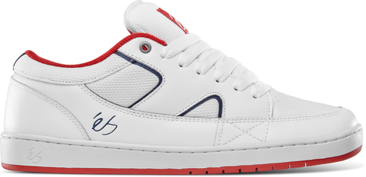 sophisto - skate shoes - white/navy/red - esskateboarding