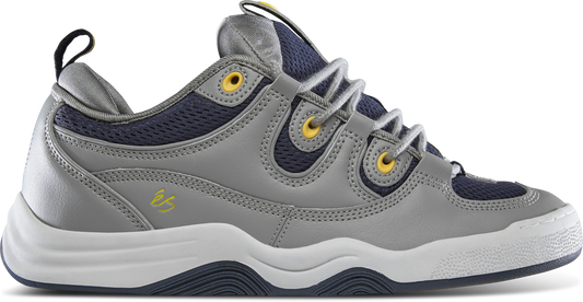 two nine 8 - skate shoes - grey/navy/yellow - esskateboarding