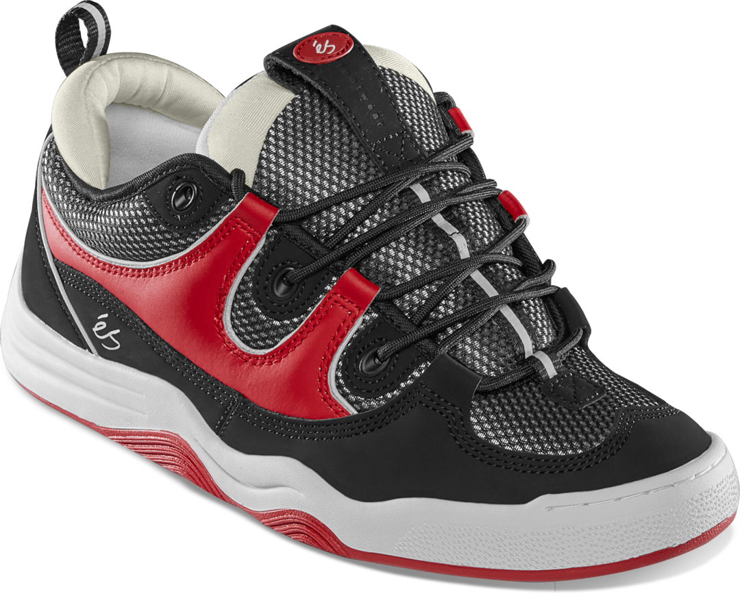 two nine 8 - skate shoes - black/red - esskateboarding