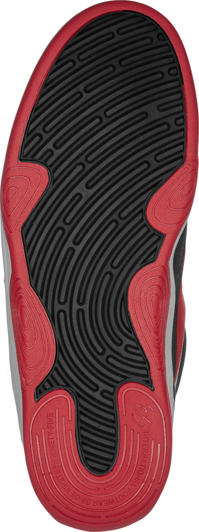 two nine 8 - skate shoes - black/red - esskateboarding