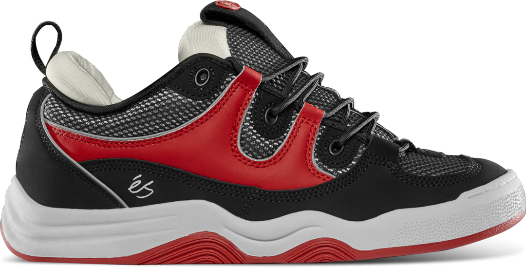 two nine 8 - skate shoes - black/red - esskateboarding