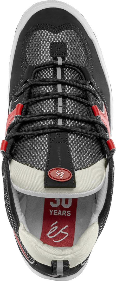 two nine 8 - skate shoes - black/red - esskateboarding