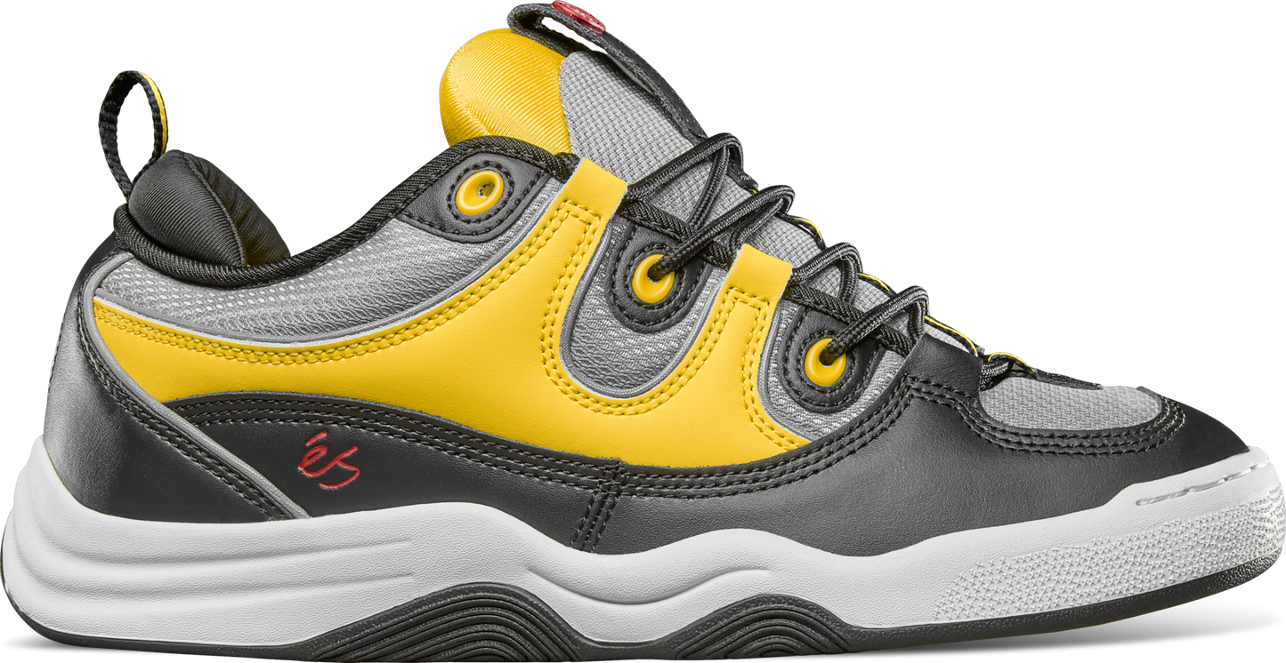 two nine 8 - skate shoes - black/yellow - esskateboarding