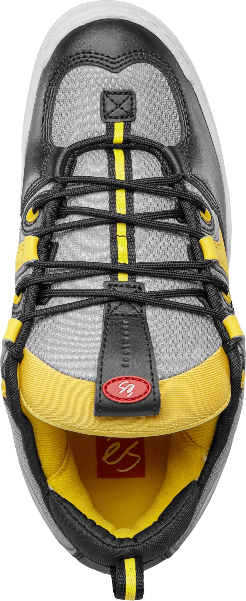 two nine 8 - skate shoes - black/yellow - esskateboarding