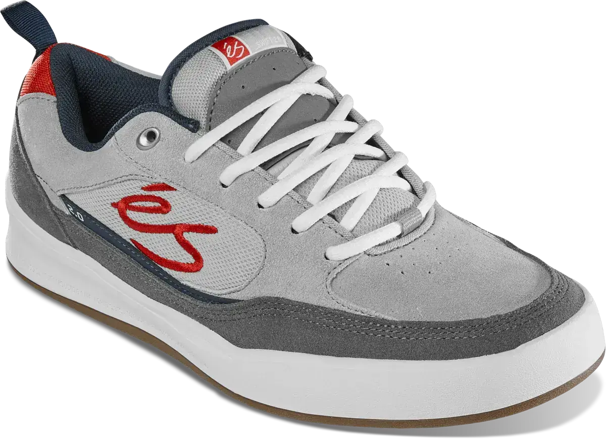 Swift 2.0 Low-Top Shoe Grey on Grey | éS skateboarding Low-Top Shoe Es Footwear Sneakers Skate Style OG Premium
