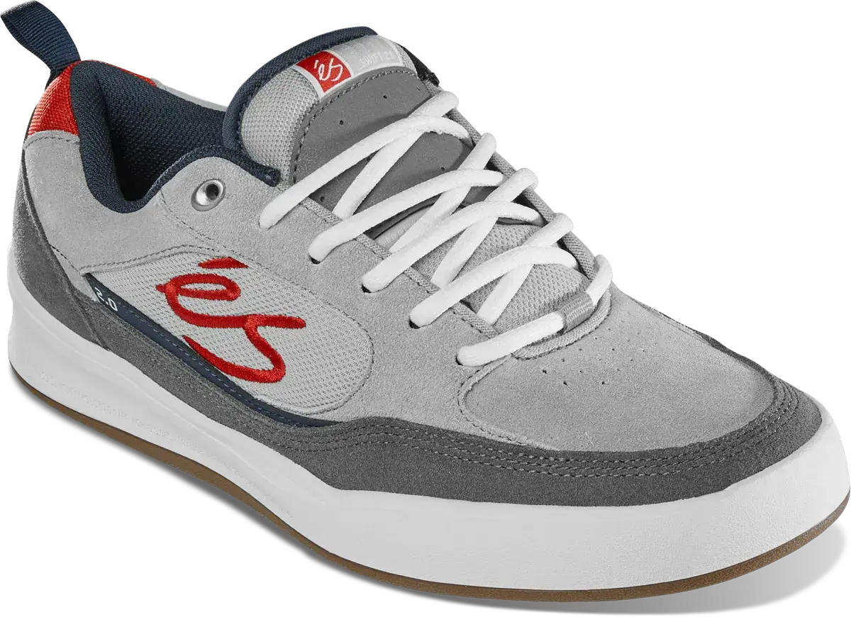 Swift 2.0 Low-Top Shoe Grey on Grey | éS skateboarding Low-Top Shoe Es Footwear Sneakers Skate Style OG Premium