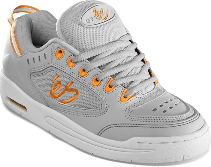 creager - skate shoes - grey/orange - esskateboarding