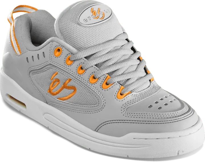 Creager grey/orange - skate shoes | éS skateboarding Low-Top Shoe Es Footwear Sneakers Skate Style OG Premium