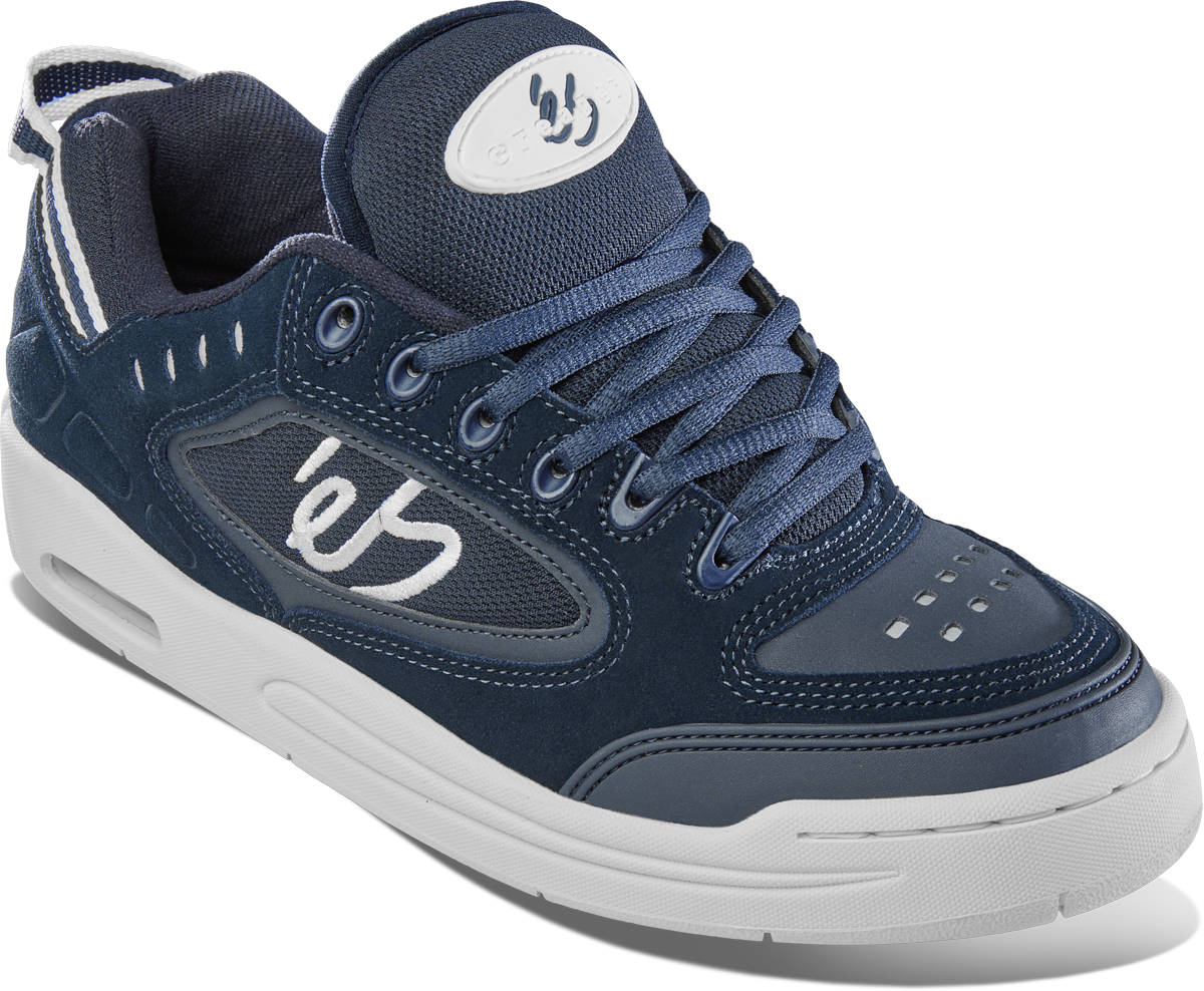 creager - skate shoes - navy/white - esskateboarding