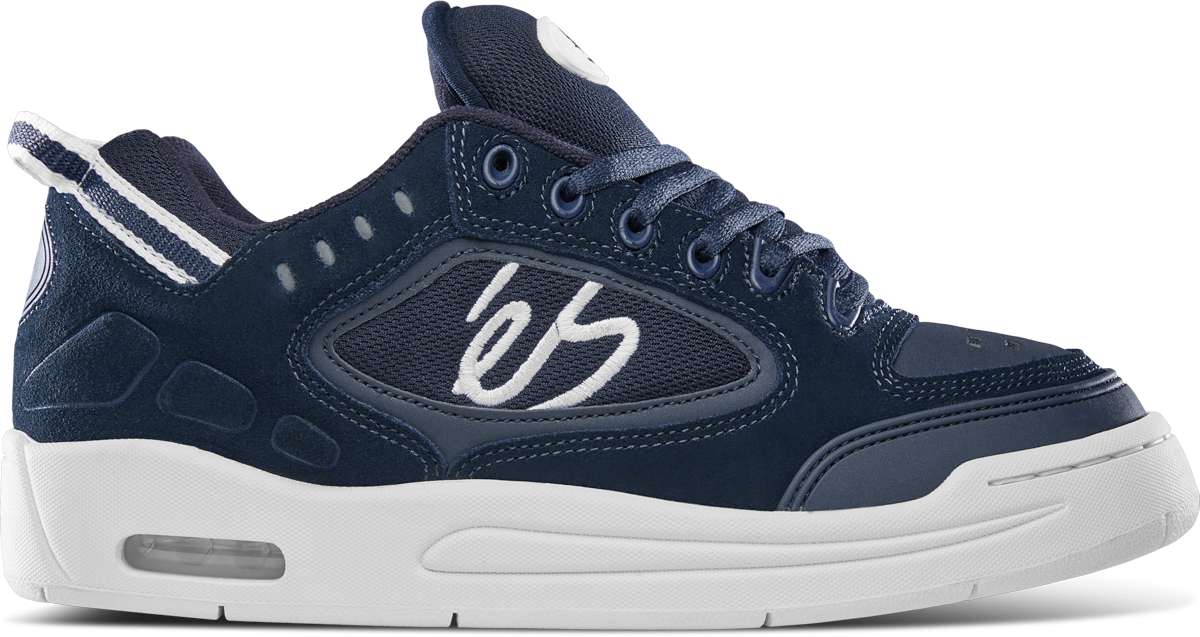 creager - skate shoes - navy/white - esskateboarding