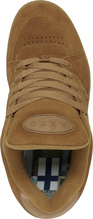 accel og x arto - skate shoes - brown/gum - esskateboarding