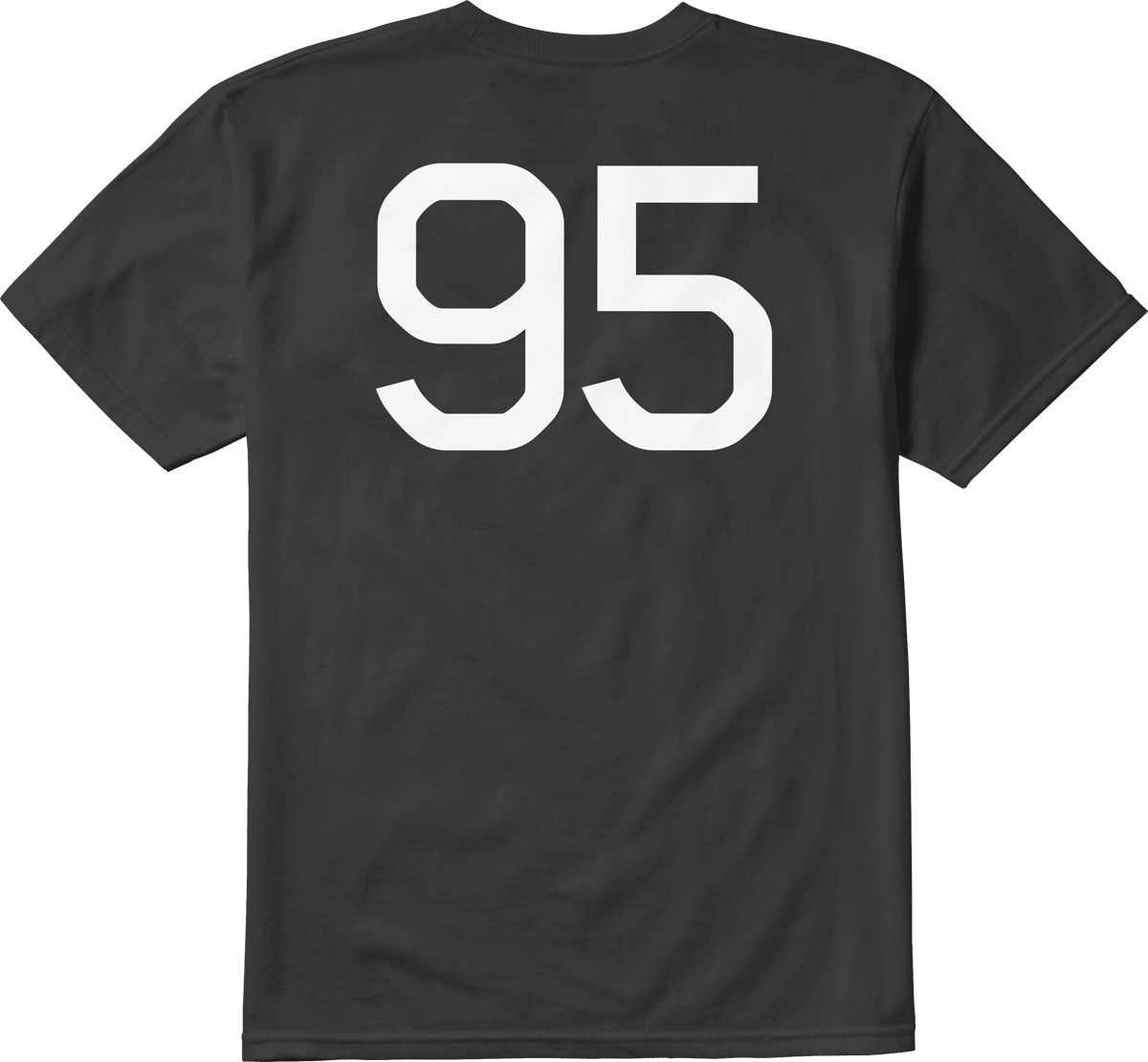 95 Tee Black Cotton Skate Classic | éS skateboarding S/S Basic T-Shirt Es Footwear Sneakers Skate Style OG Premium