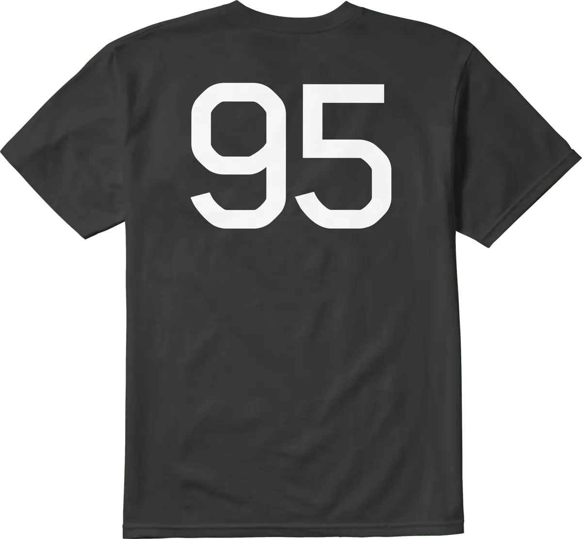 95 Tee Black Cotton Skate Classic | éS skateboarding S/S Basic T-Shirt Es Footwear Sneakers Skate Style OG Premium