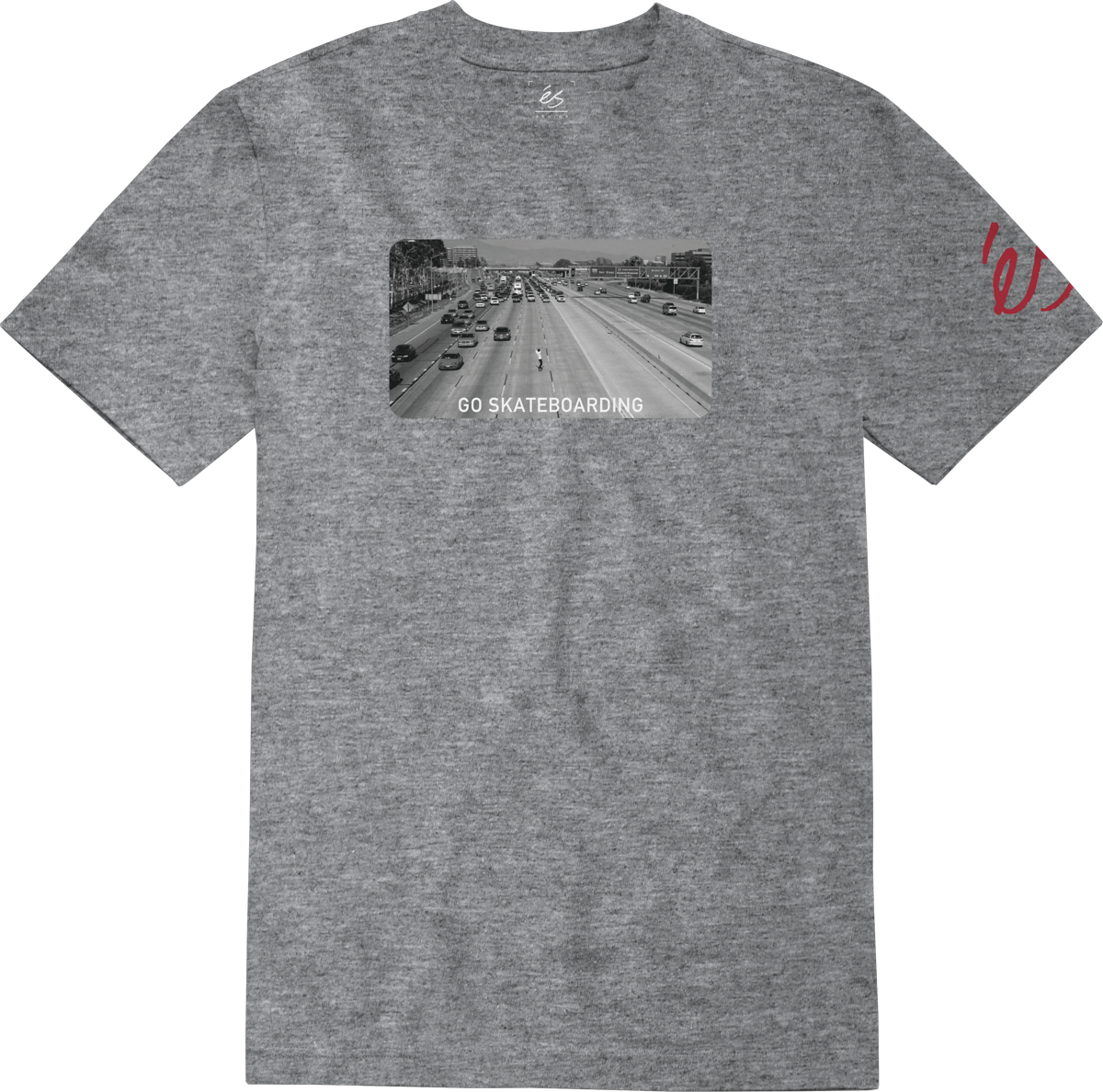 405 tee - shirts & tops - grey/heather - esskateboarding