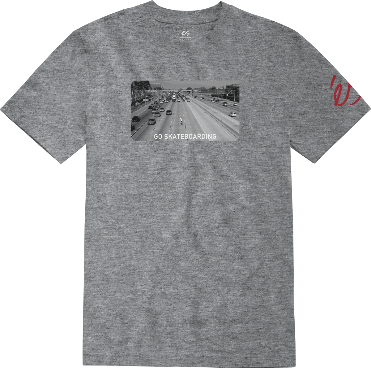 405 Tee grey/heather - t-shirt | éS skateboarding S/S Basic T-Shirt Es Footwear Sneakers Skate Style OG Premium