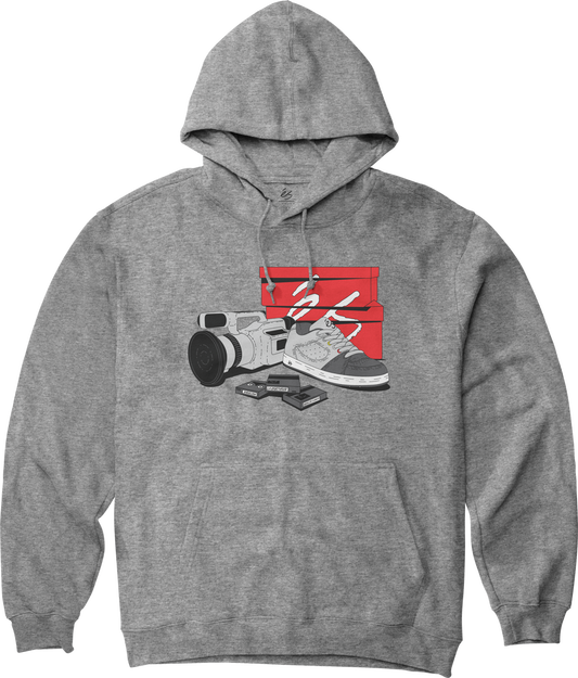 vx pullover - shirts & tops - charcoal/heather - esskateboarding