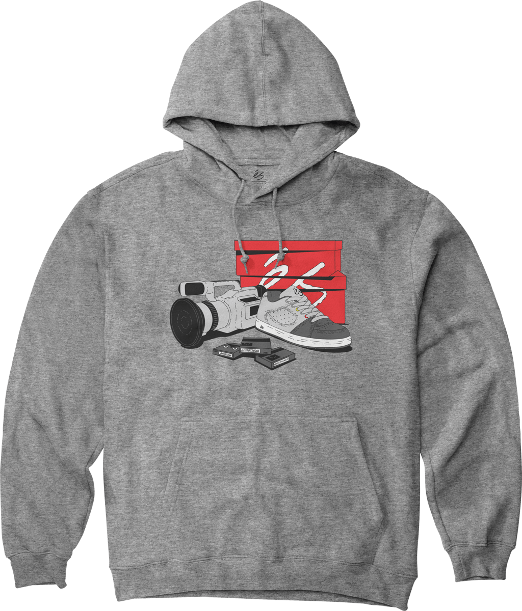 vx pullover - shirts & tops - charcoal/heather - esskateboarding