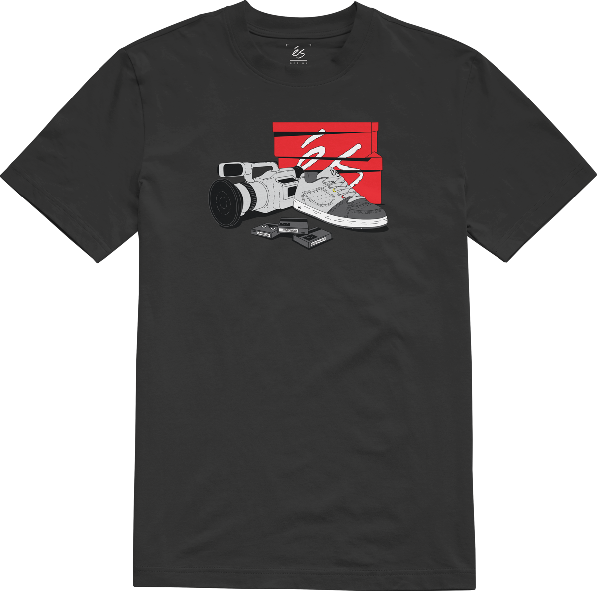 vx tee - shirts & tops - black - esskateboarding