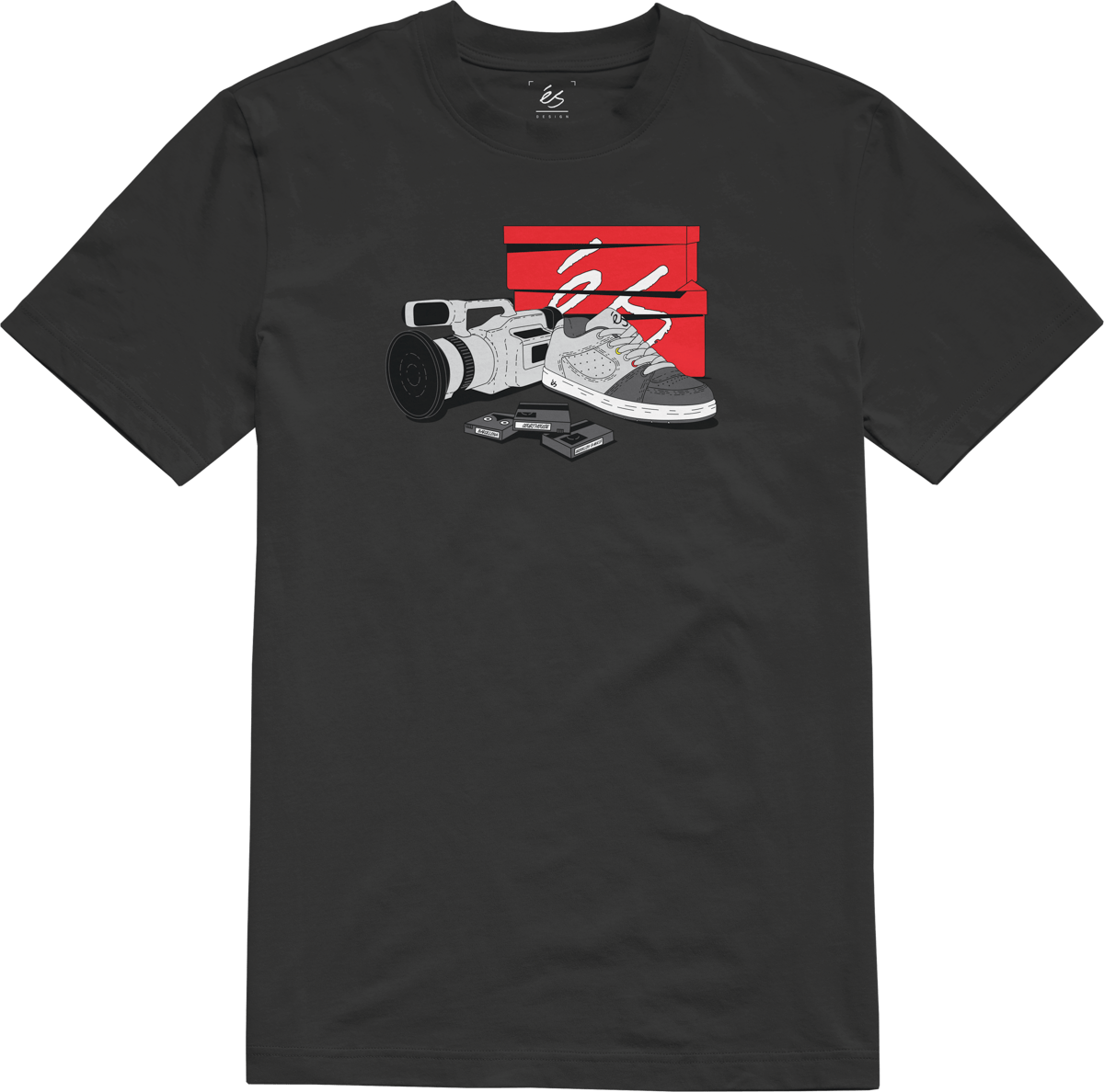 vx tee - shirts & tops - black - esskateboarding