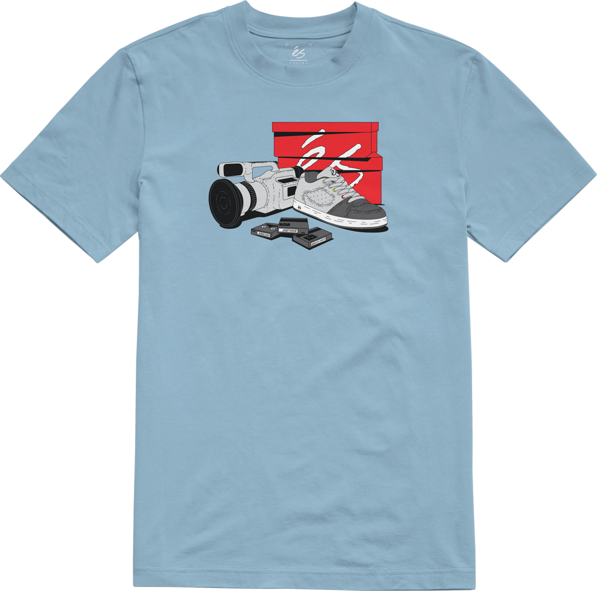 vx tee - shirts & tops - light blue - esskateboarding