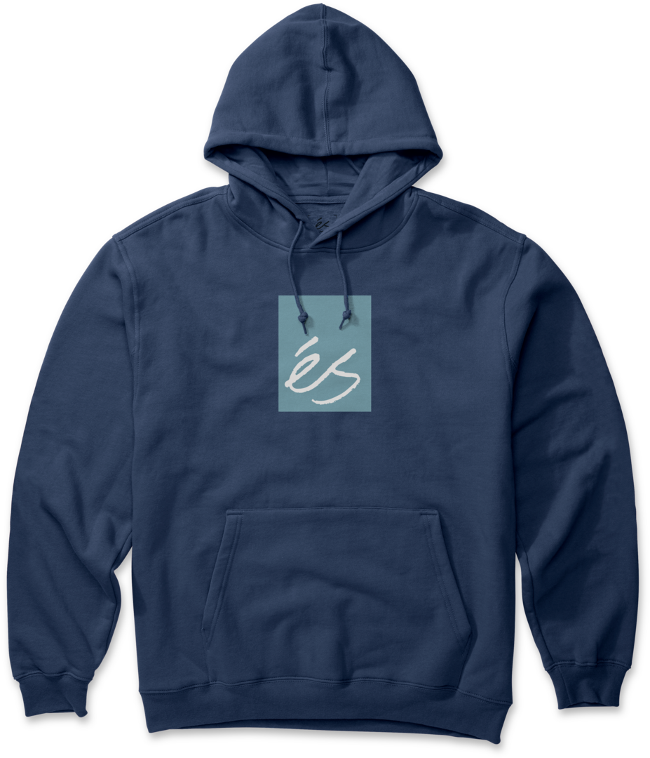 main block pullover - shirts & tops - navy/blue - esskateboarding