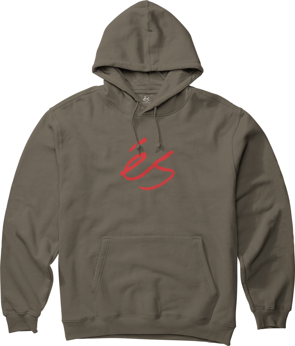 script pullover - shirts & tops - olive - esskateboarding