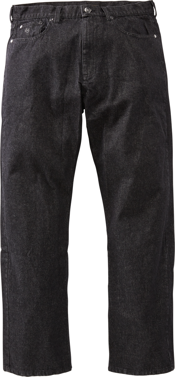 baggy denim pant - pants - black wash - esskateboarding