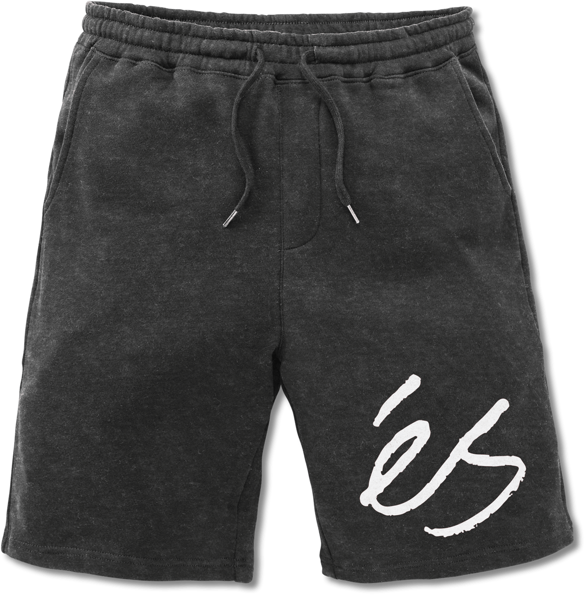 Big Script Sweat Black men's shorts | éS skateboarding Non-Denim Shorts Es Footwear Sneakers Skate Style OG Premium