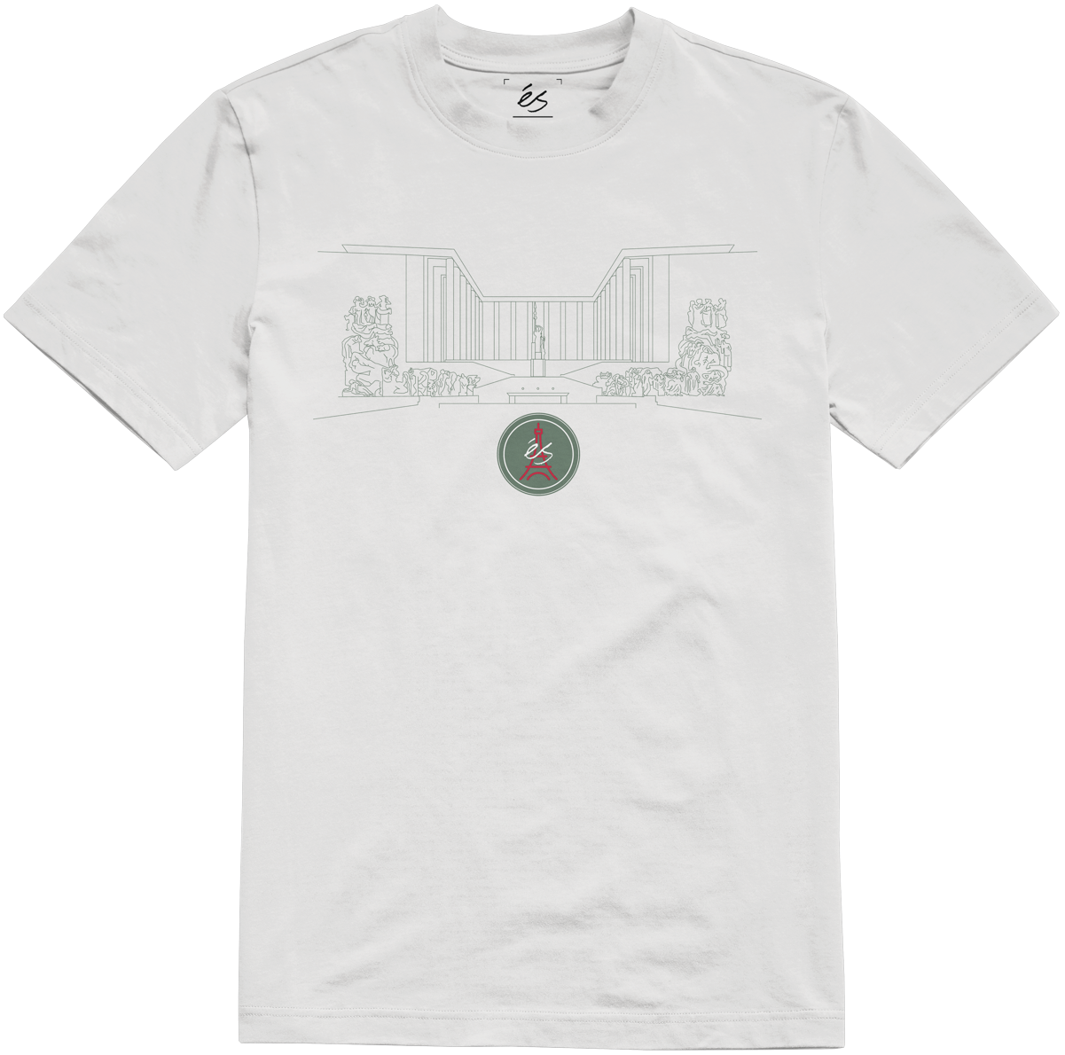 le dome tee - shirts & tops - white - esskateboarding